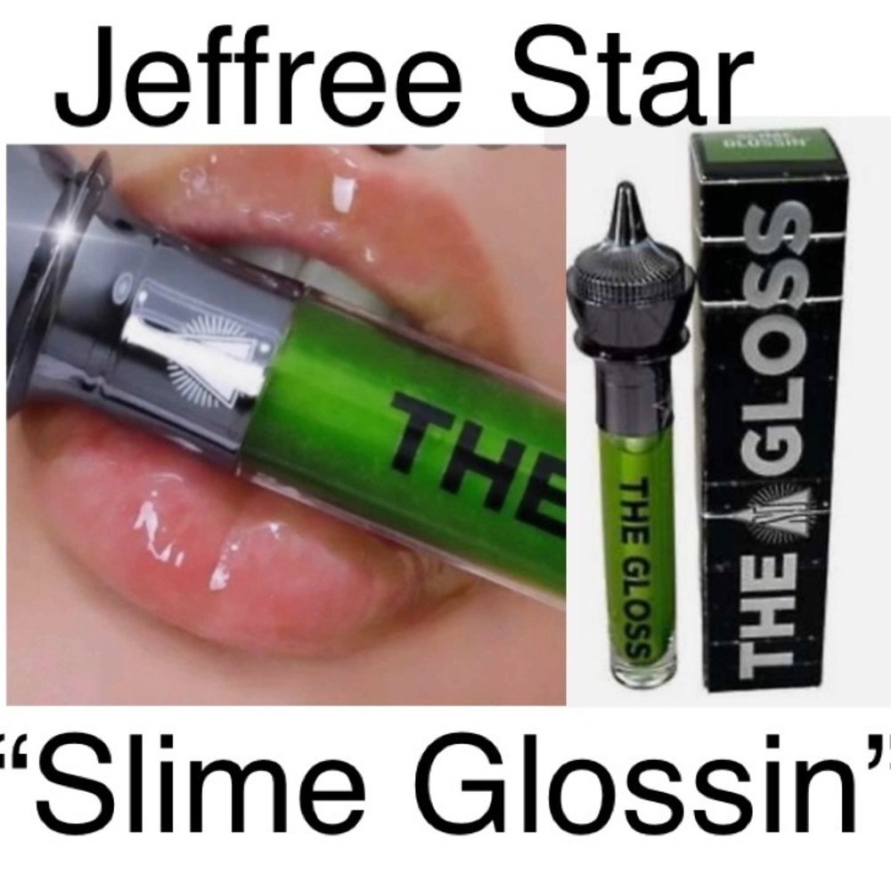 Jeffree Star Lipgloss in Slime Glossin Brand New in Box